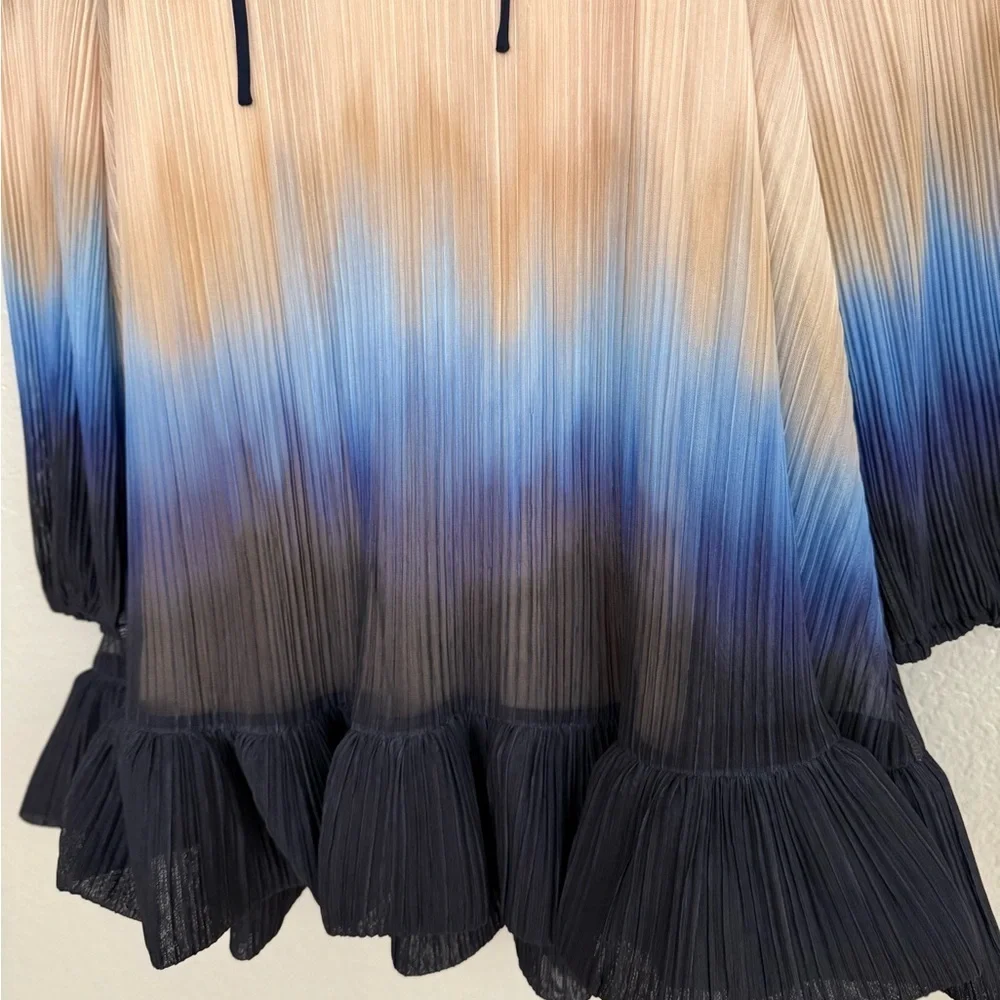 NWT Simkhai Adasia Mini Dress in Sky Ombre